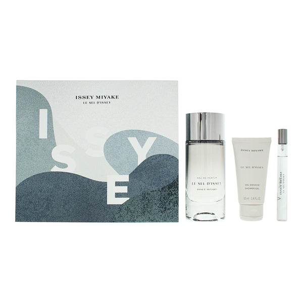 Issey Miyake Le Sel D'issey 3 Piece Gift Set: Eau de Toilette 100ml - Eau de Toi