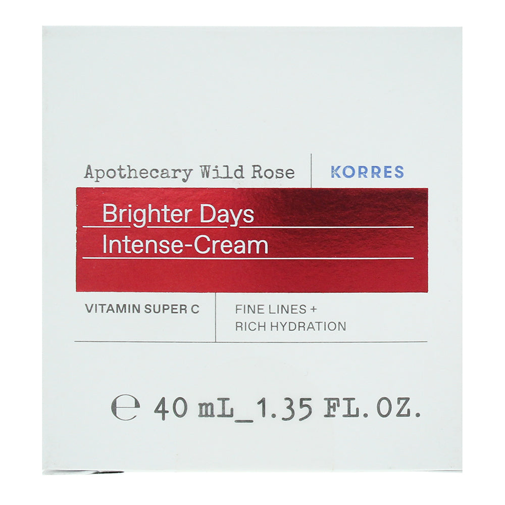 Korres Apothecary Wild Rose Brighter Days Intense Cream 40ml
