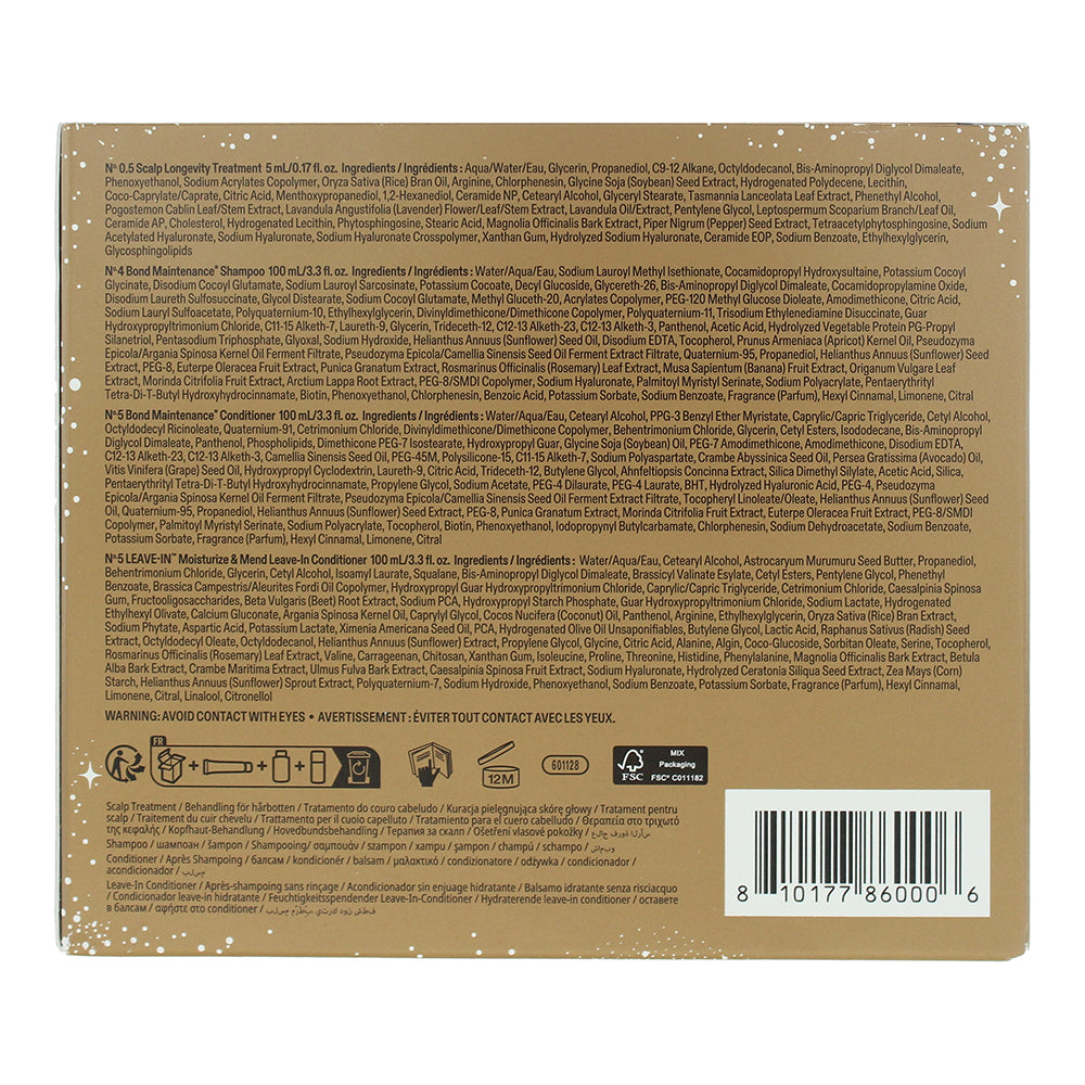 Olaplex Instant Hydration 4 Piece Gift Set: No.4 Shampoo 100ml - No.5 Conditione