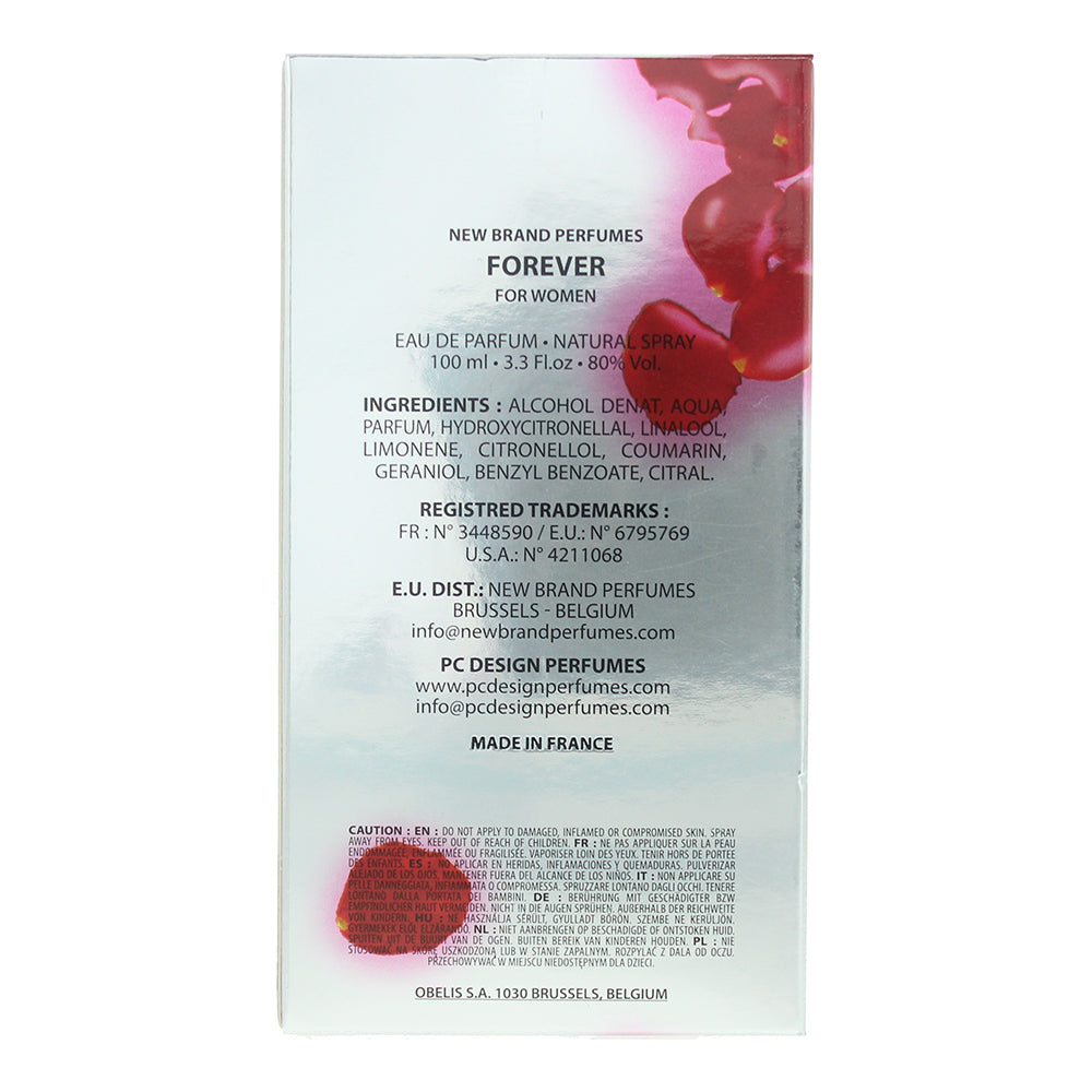 New Brand Forever For Women Eau de Parfum 100ml - Ingredients