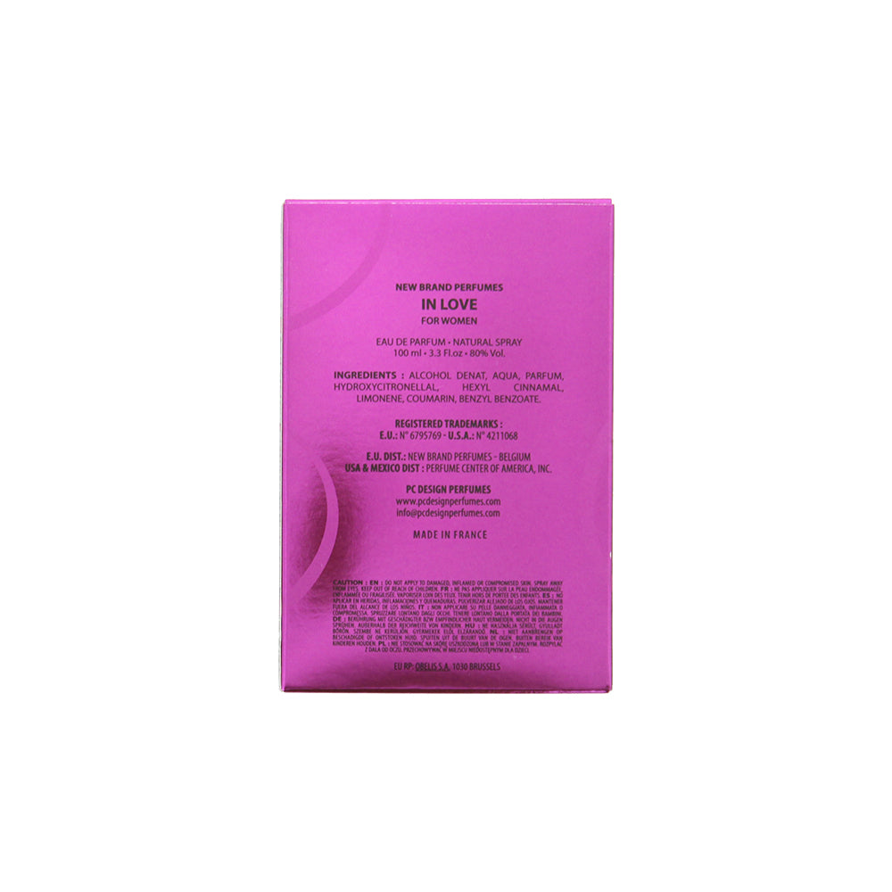 New Brand In Love Eau de Parfum 100ml - Ingredients