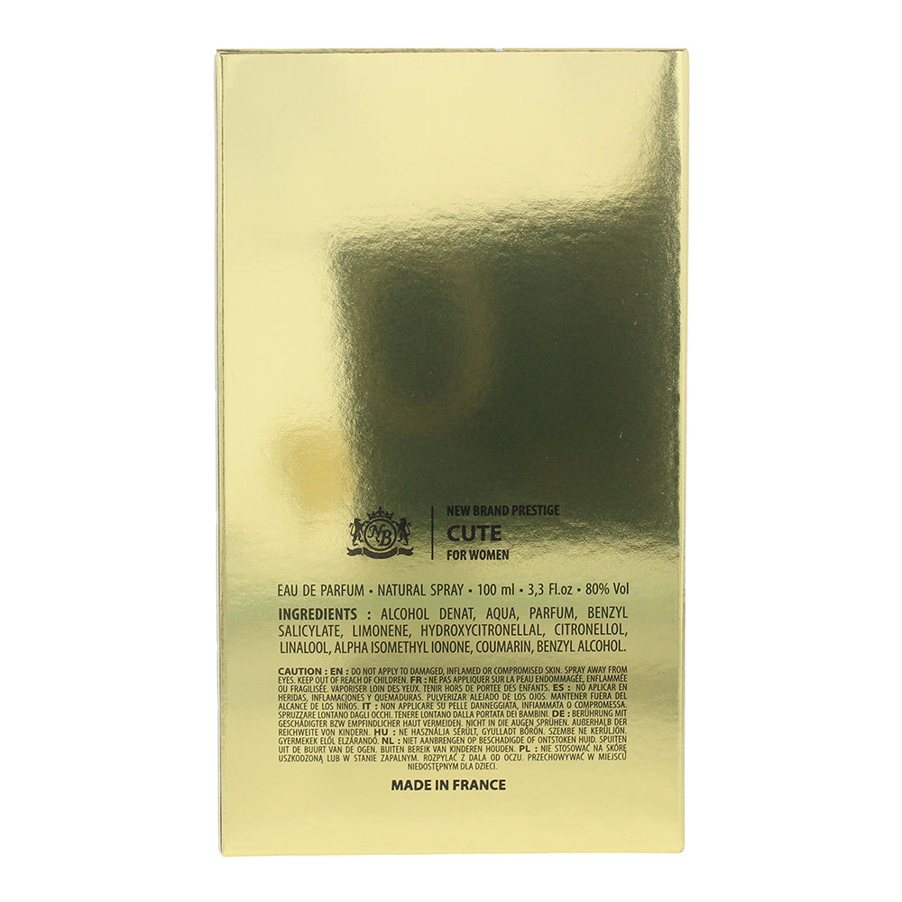 New Brand Prestige Cute Eau de Parfum 100ml - Ingredients