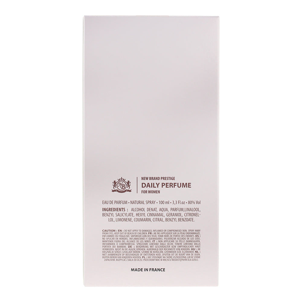 New Brand Prestige Daily Perfume Eau de Parfum 100ml - Ingredients