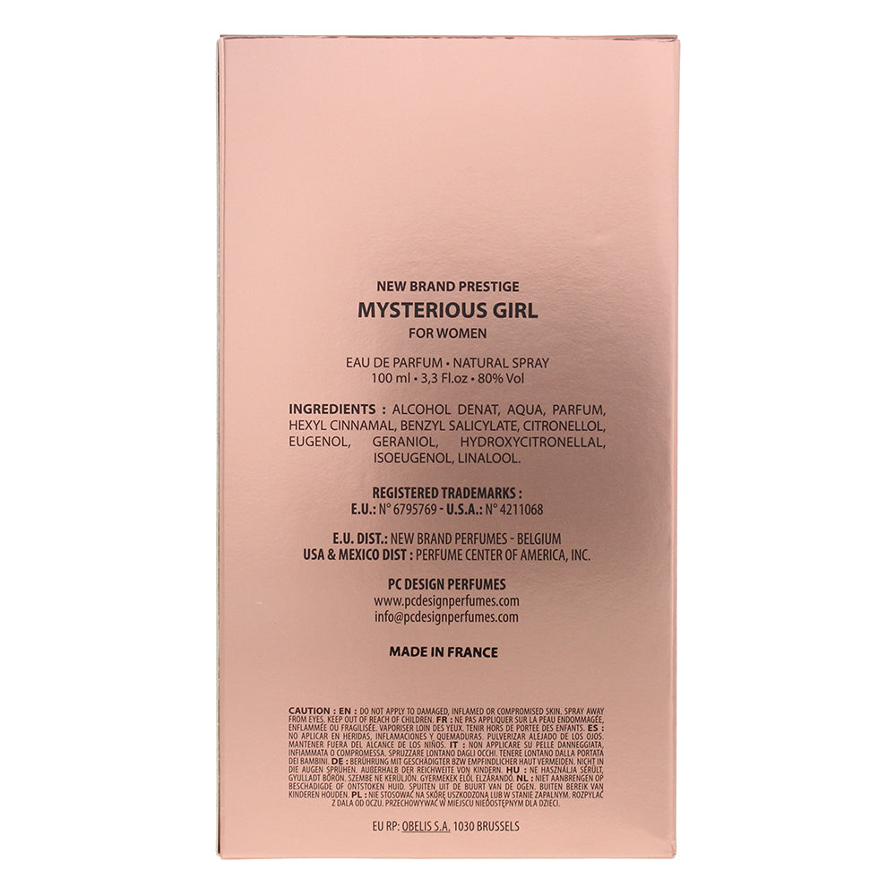 New Brand Prestige Mysterious Girl Eau de Parfum 100ml