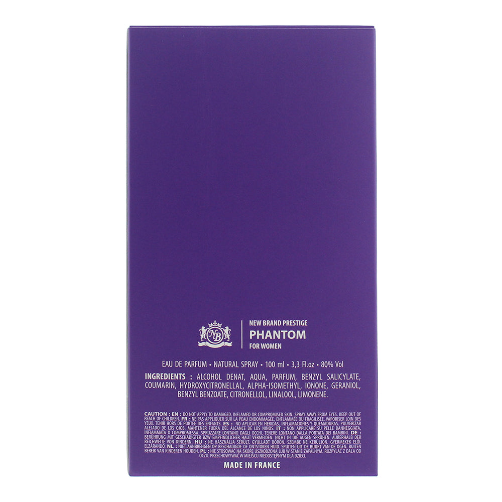 New Brand Prestige Phantom For Women Eau de Parfum 100ml
