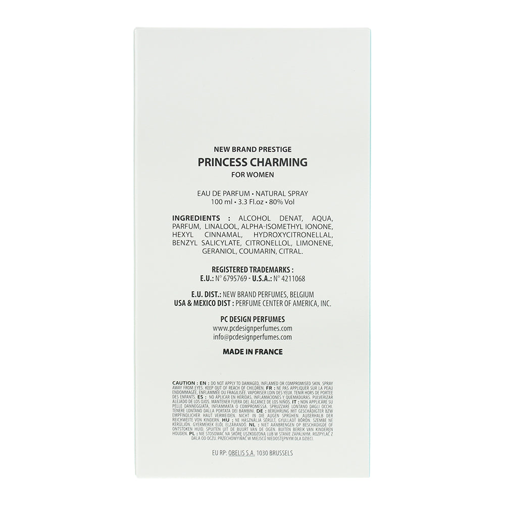 New Brand Prestige Princess Charming Eau de Parfum 100ml - Ingredients