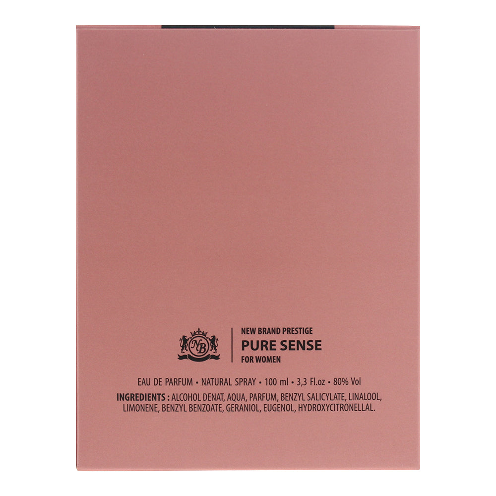 New Brand Prestige Pure Sense For Women Eau de Parfum 100ml