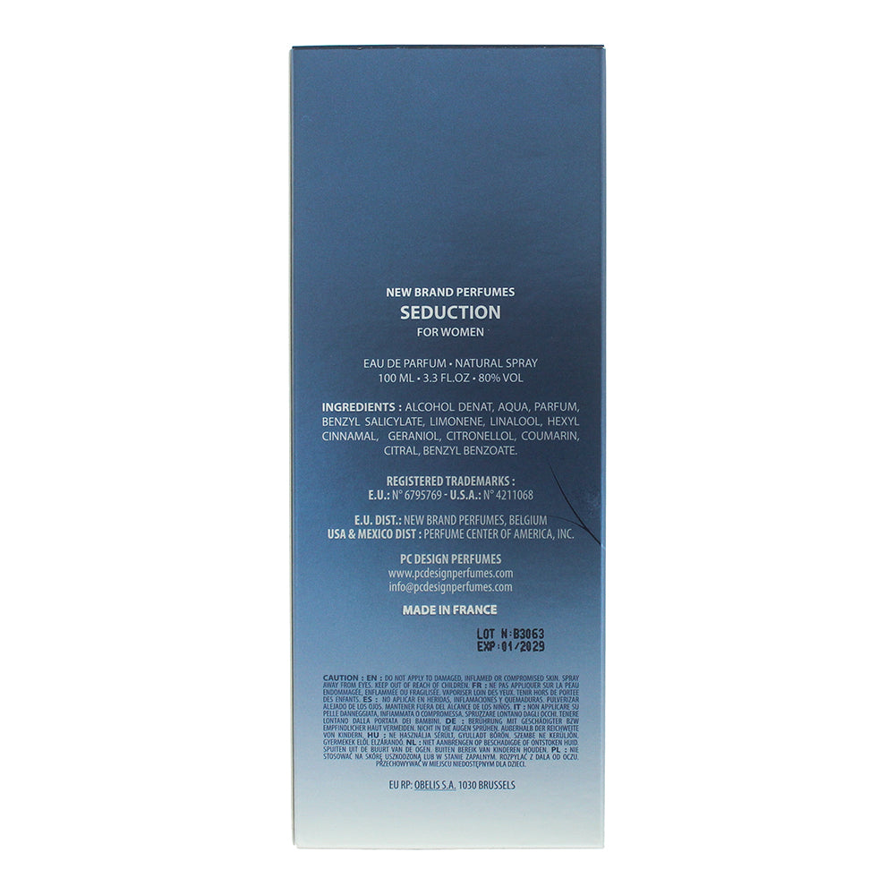 New Brand Seduction For Women Eau de Parfum 100ml