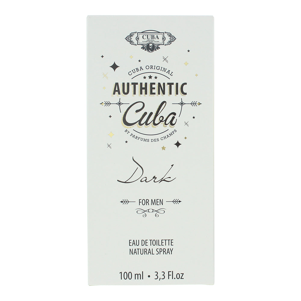 Cuba Authentic Dark For Men Eau de Toilette 100ml