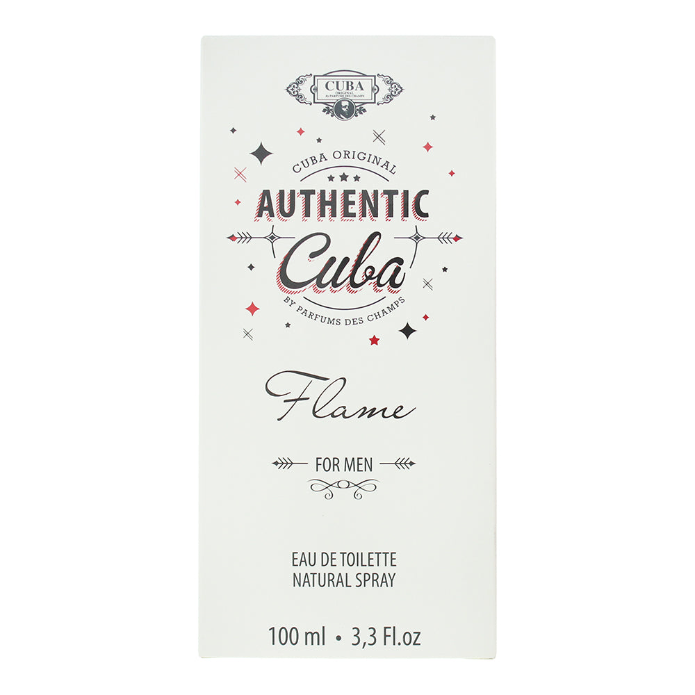 Cuba Authentic Flame For Men Eau de Toilette 100ml