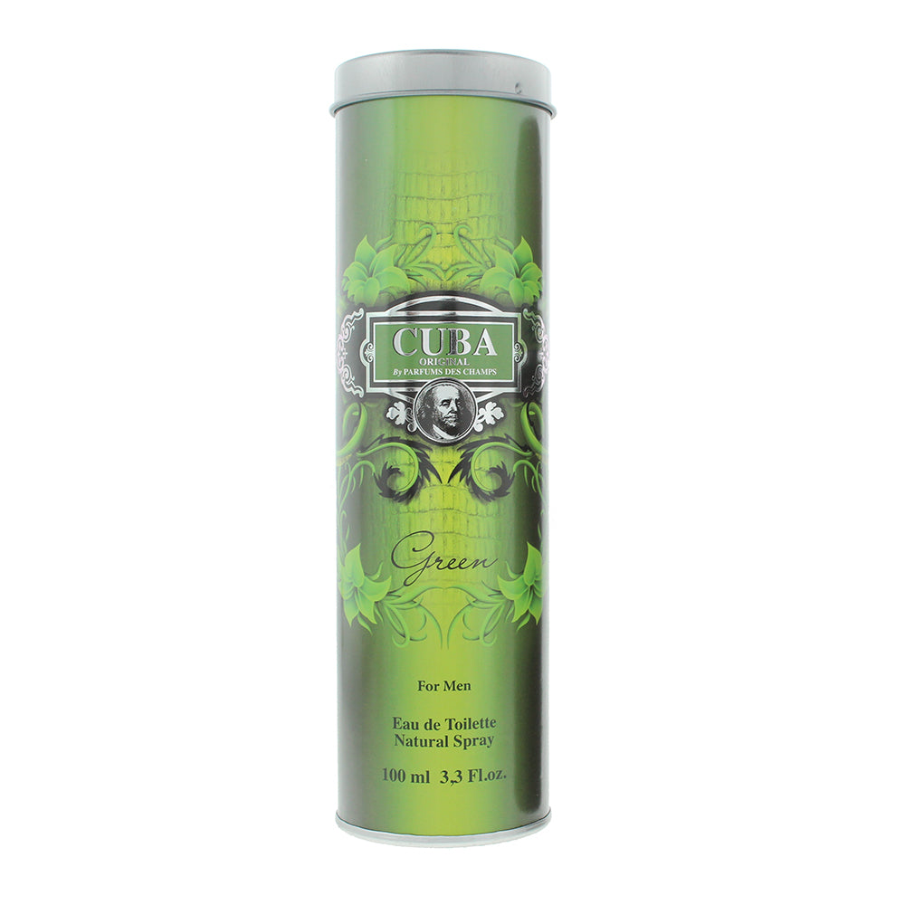 Cuba Green For Men Eau de Toilette 100ml - Box