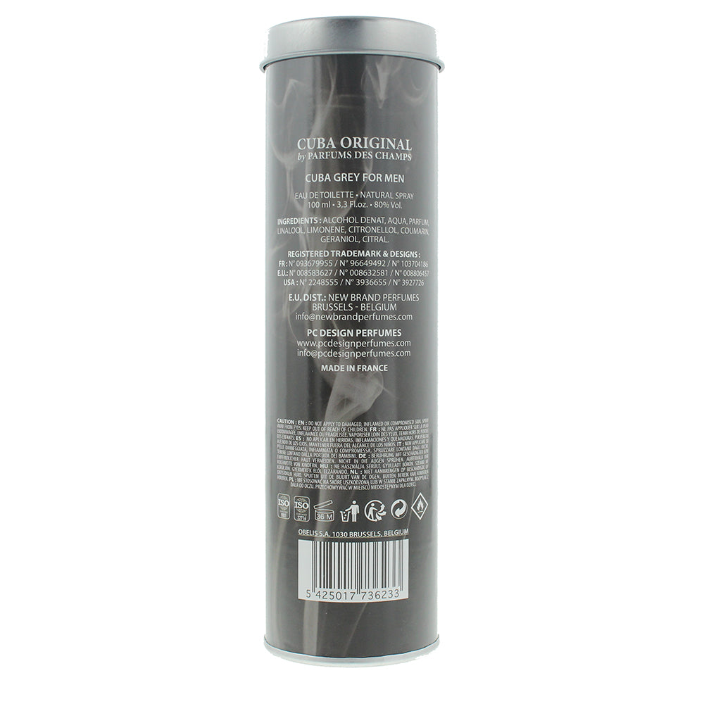 Cuba Grey Eau de Toilette 100ml