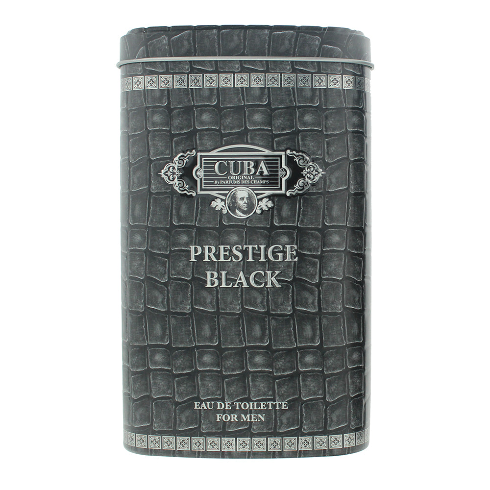 Cuba Prestige Black For Men Eau de Toilette 90ml - Box