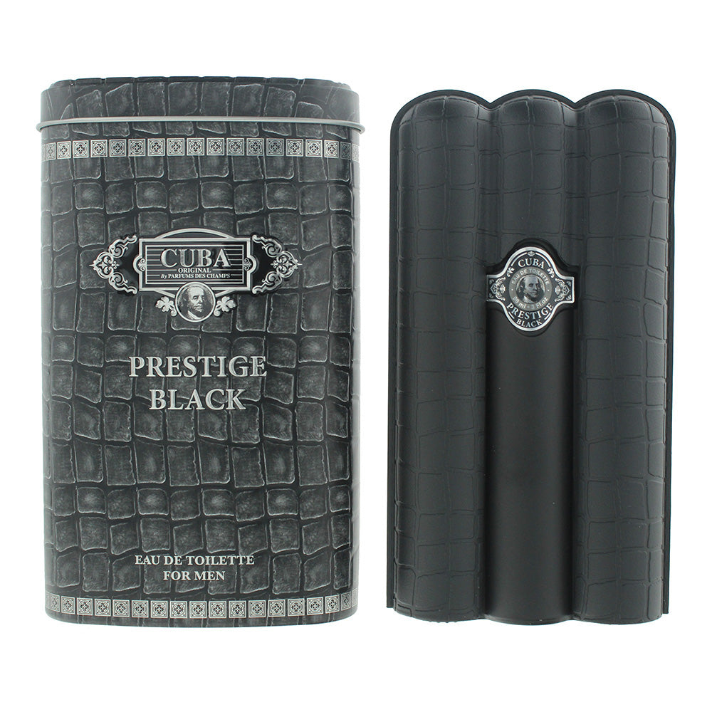 Cuba Prestige Black For Men Eau de Toilette 90ml