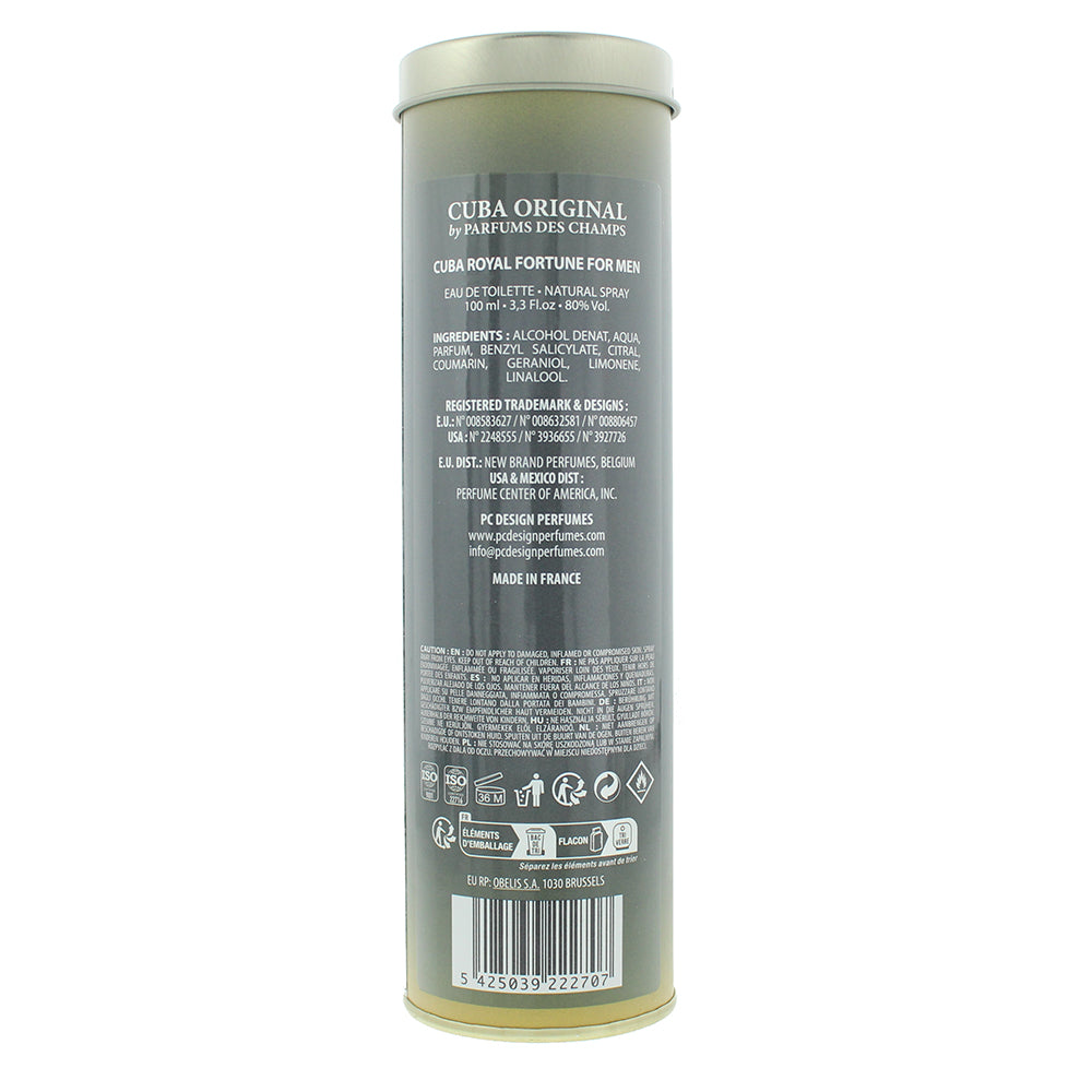 Cuba Royal Fortune For Men Eau de Toilette 100ml