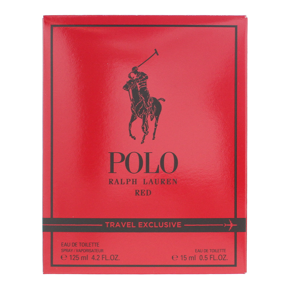 Ralph Lauren Polo Red 2 Piece Gift Set: Eau de Toilette 125ml - Eau de Toilette  - Box