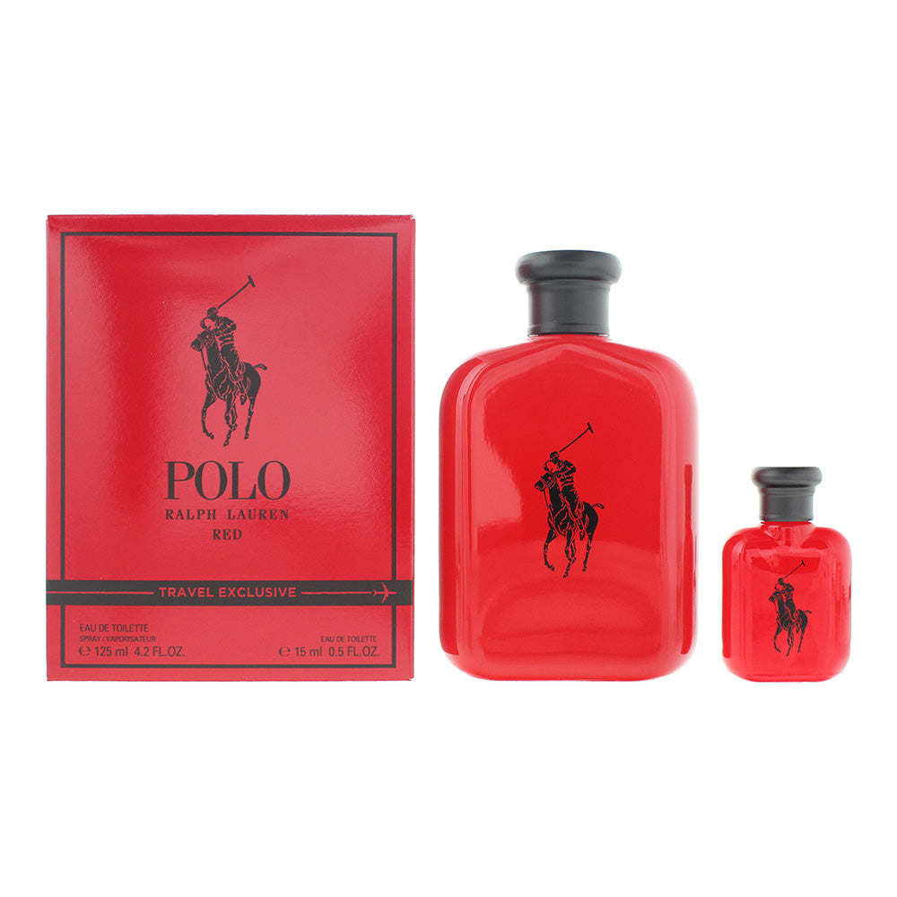 Ralph Lauren Polo Red 2 Piece Gift Set: EDT 125ml - EDT 15ml