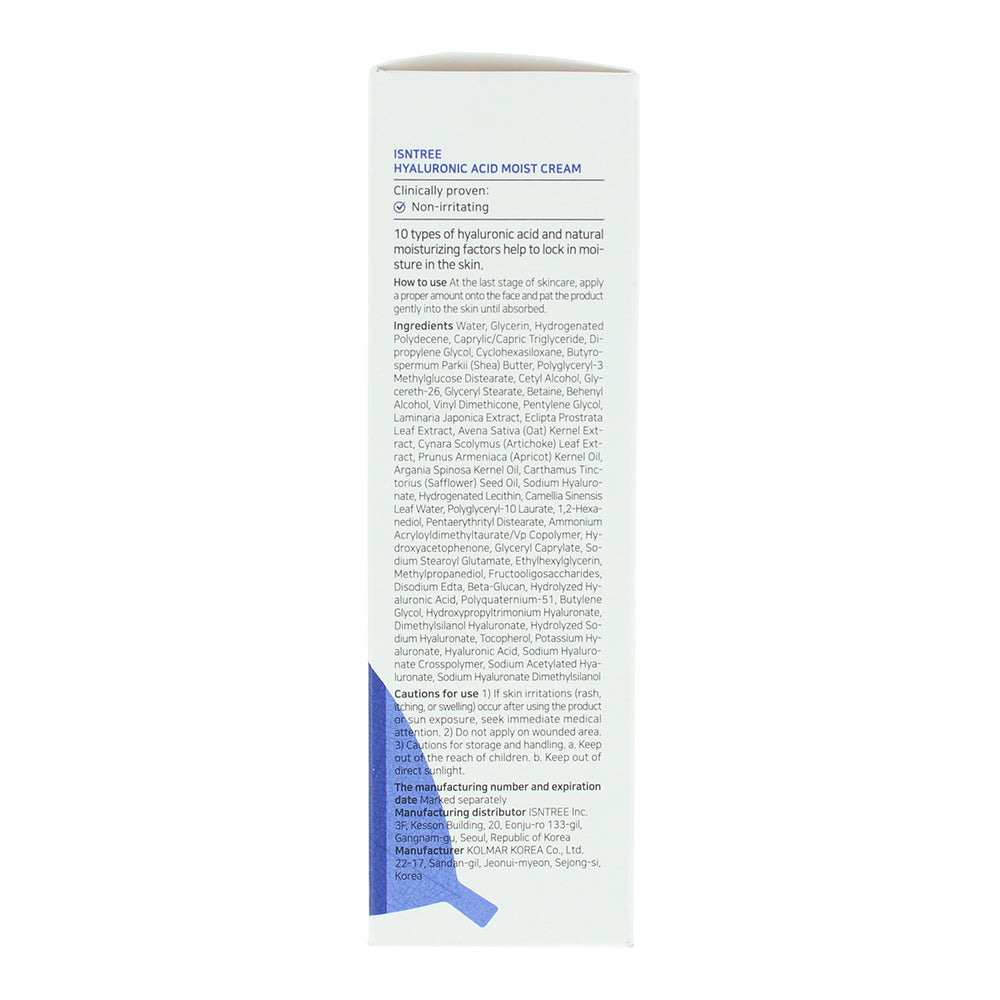 Isntree Hyaluronic Acid Moisturising Cream 100ml