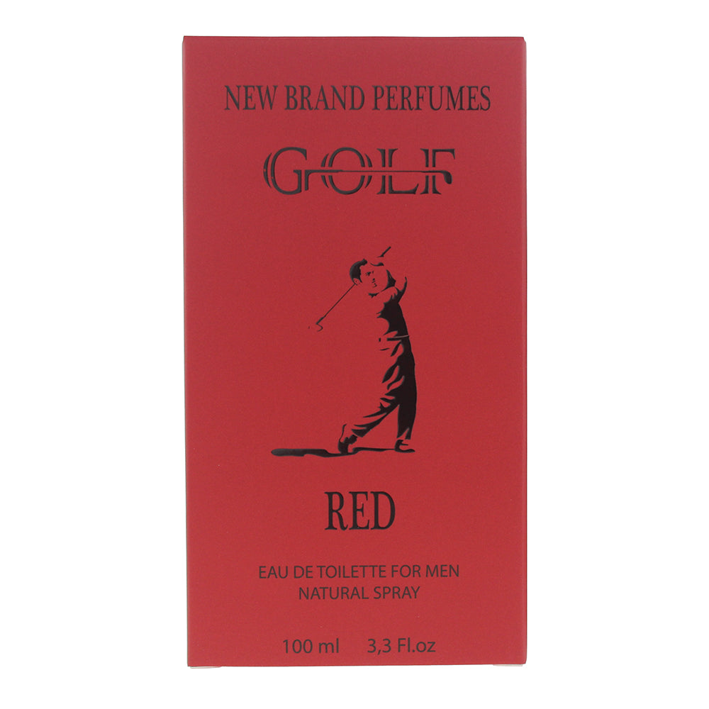 New Brand Golf Red For Men Eau de Toilette 100ml - Box