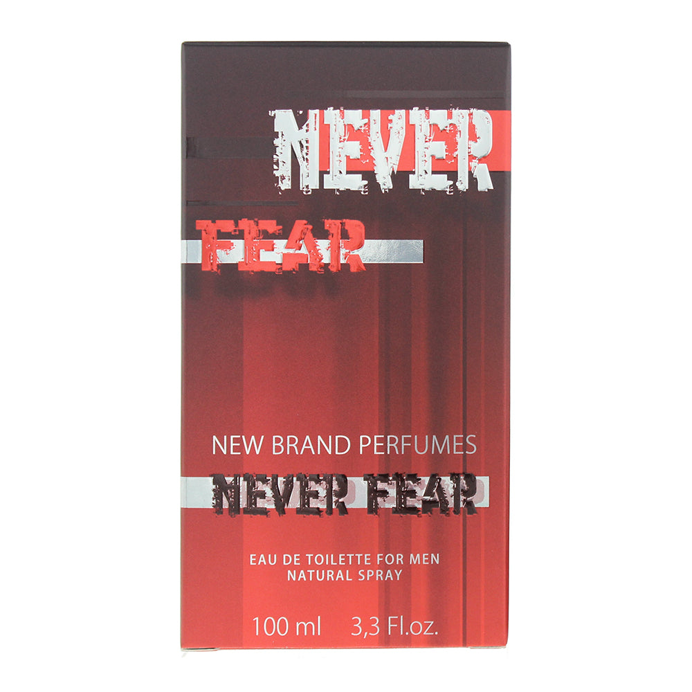 New Brand Never Fear For Men Eau de Toilette 100ml - Box