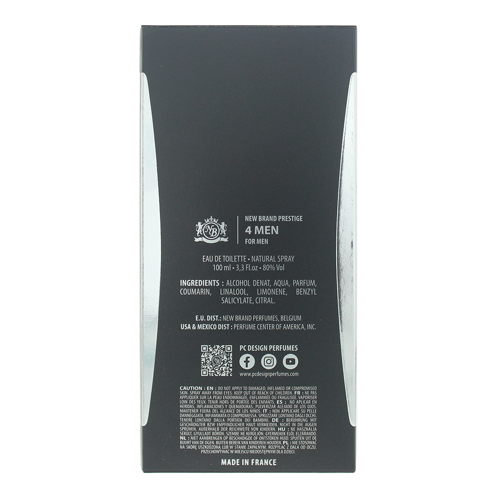 New Brand Prestige 4 Men Eau de Toilette 100ml