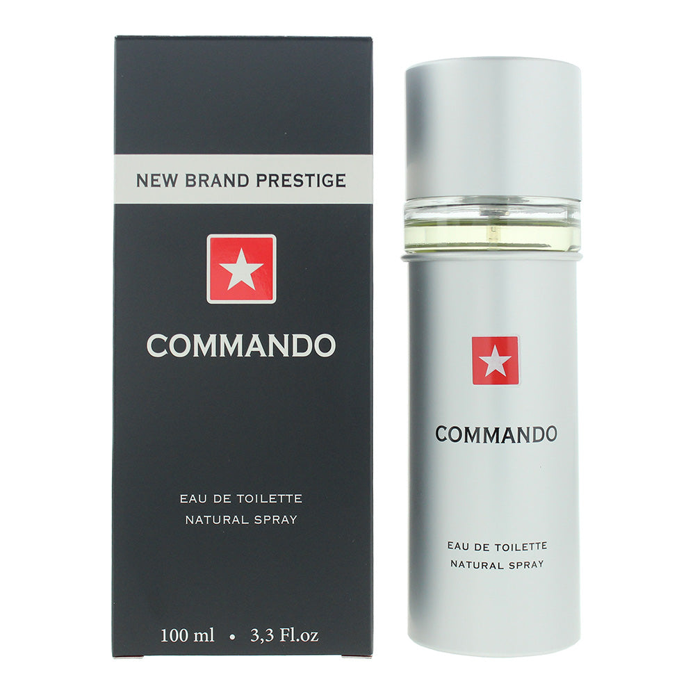 New Brand Prestige Commando For Men Eau de Toilette 100ml