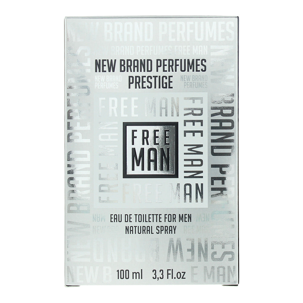 New Brand Free Man Eau de Toilette 100ml - Box