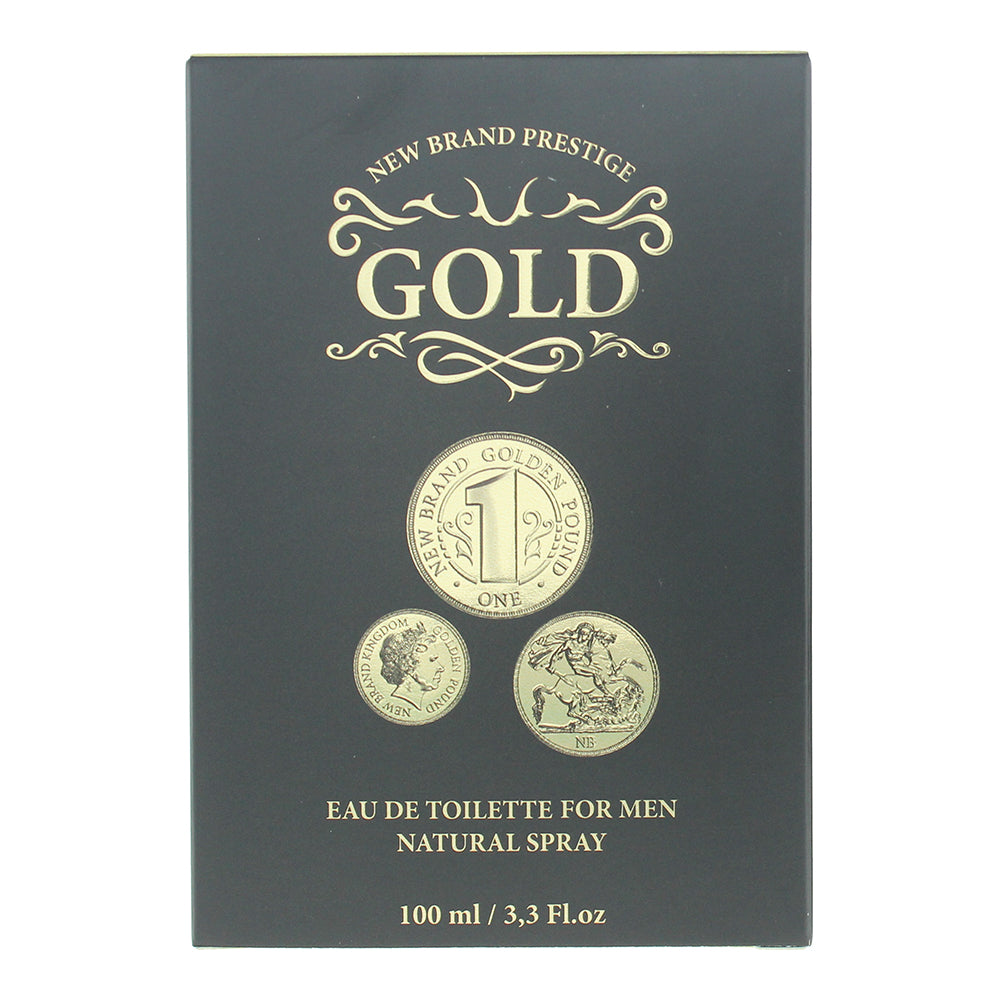 New Brand Gold For Men Eau de Toilette 100ml - Box
