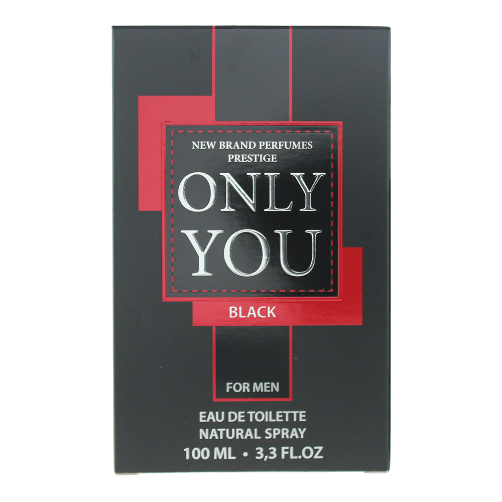 New Brand Prestige Only You Black Eau de Toilette 100ml - Box