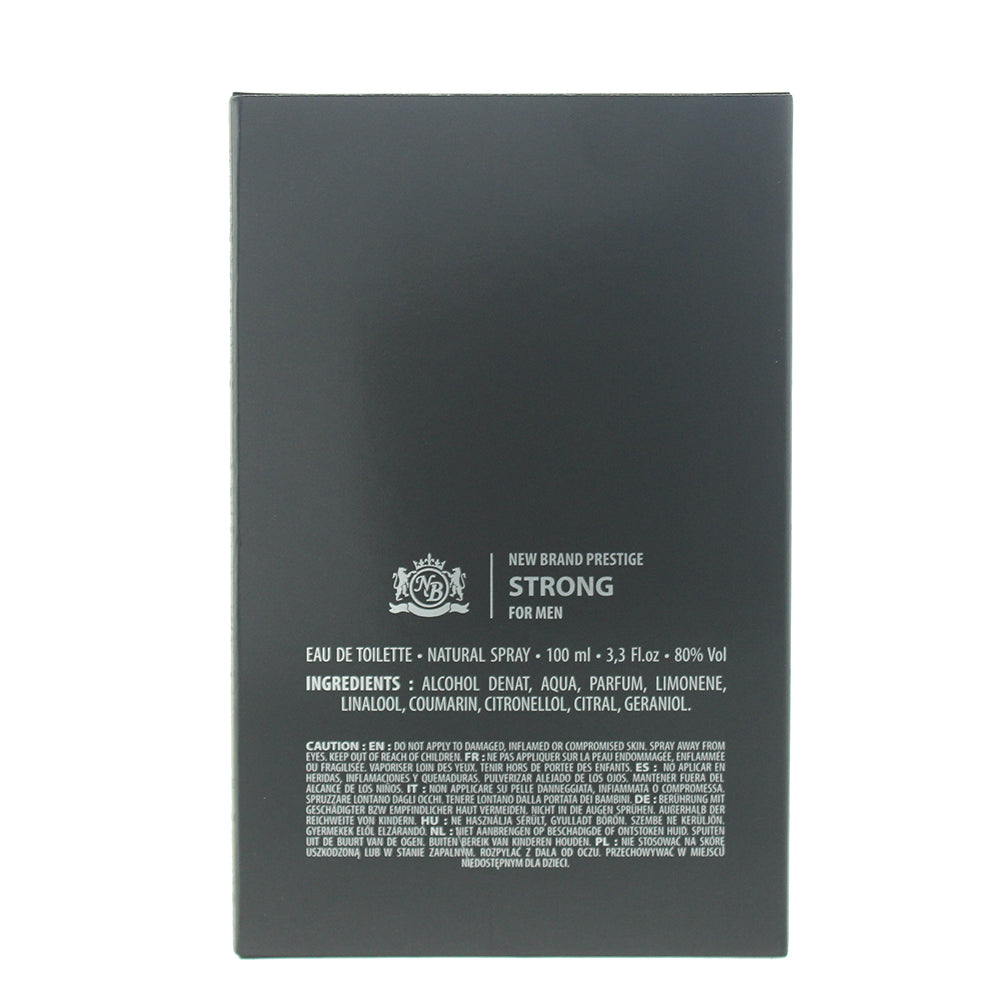 New Brand Strong For Men Eau de Toilette 100ml - Ingredients