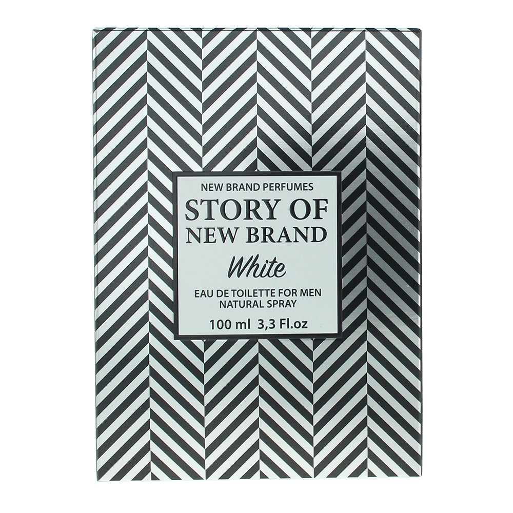 New Brand Story Of New Brand White For Men Eau de Toilette 100ml - Box