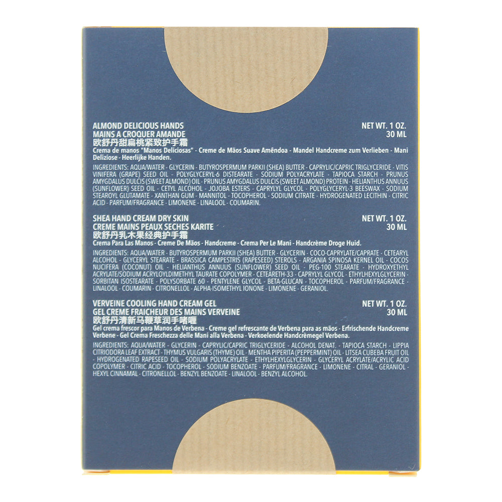 L'occitane Trio Set 3 Piece Gift Set: Hand Cream 30ml x 3