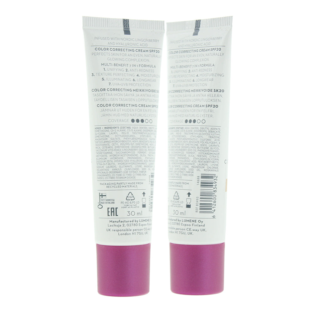 Lumene CC Color Correcting Cream Medium Foundation 30ml