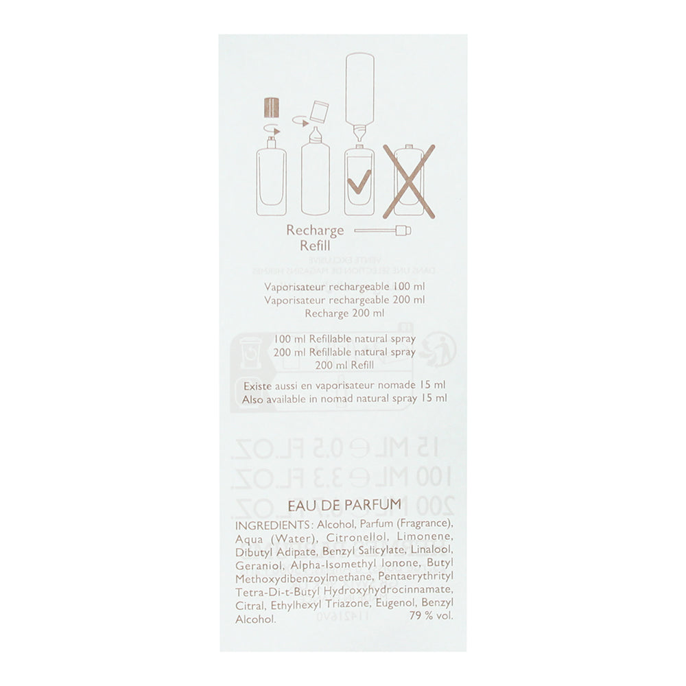 Hermès Paris Collection Hermessence Oud Alezan Eau de Parfum 200ml - Ingredients