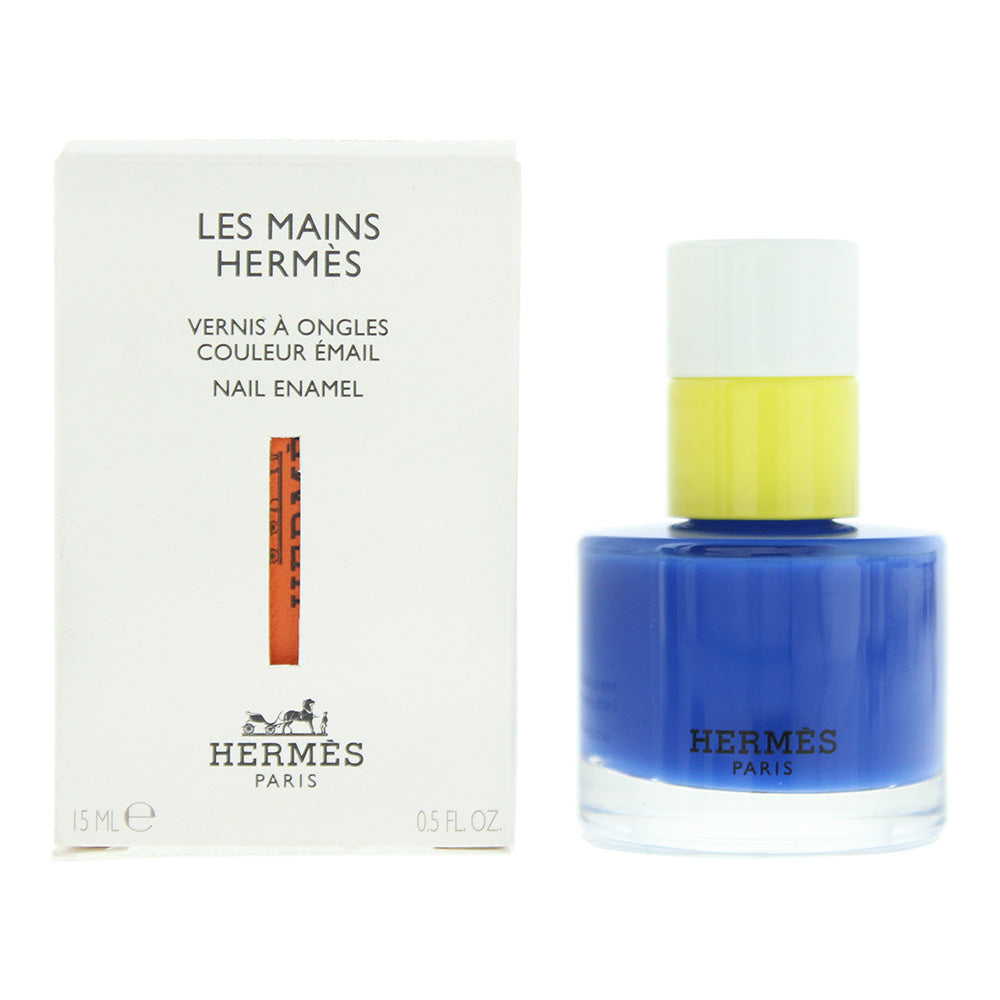 Hermès Paris Nail Enamel 62 Bleu Electrique Nail Polish 15ml