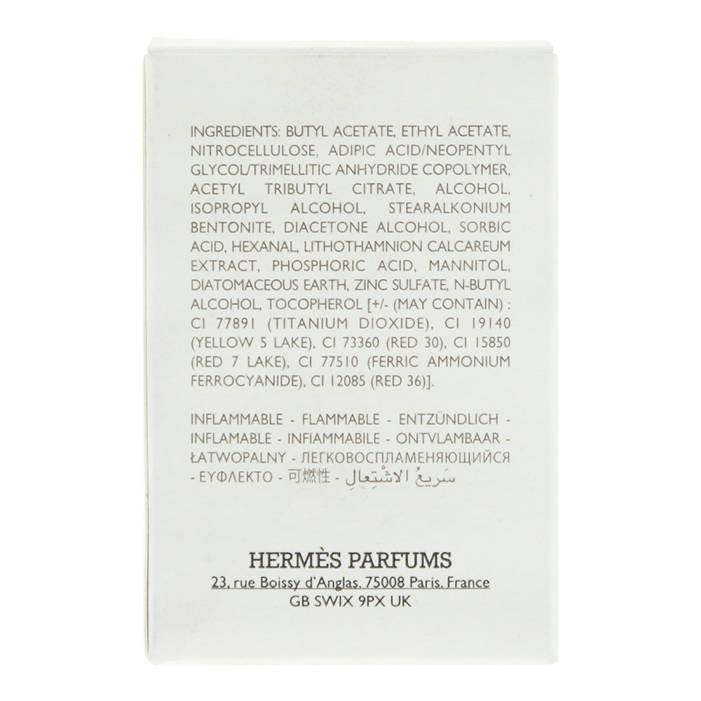 Hermès Paris Nail Enamel 36 Orange Tonique Nail Polish 15ml