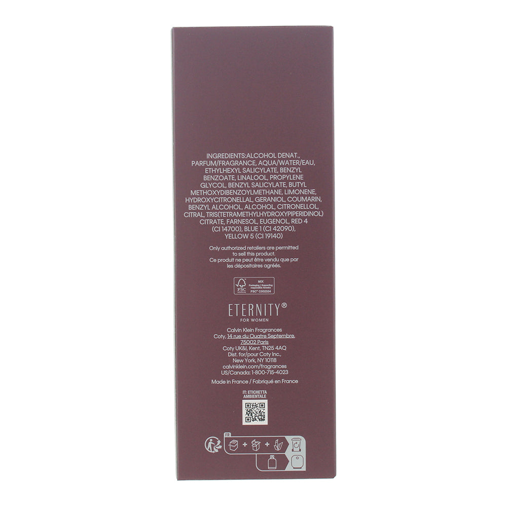 Calvin Klein Eternity Amber Essence For Women Parfum Intense 100ml