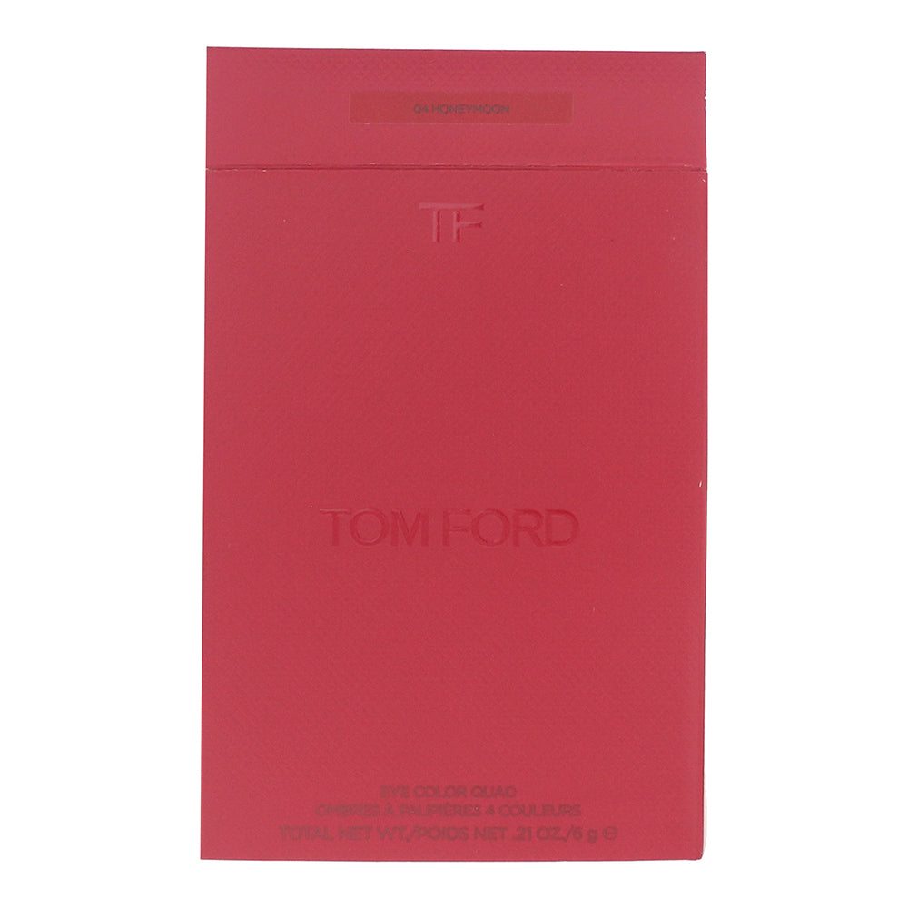 Tom Ford Eye Color Quad 04 Honeymoon Eyeshadow Palette 6g - Box