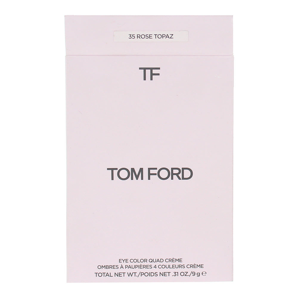 Tom Ford Eye Color Quad Creme 35 Rose Topaz Eyeshadow Palette 9g - Box
