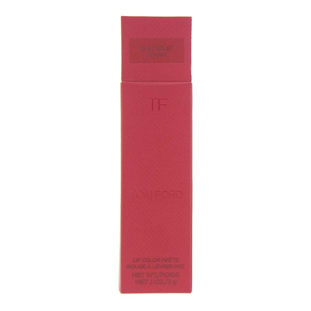Tom Ford Lip Color Matte 16 Scarlet Rouge Lipstick 3g - Box