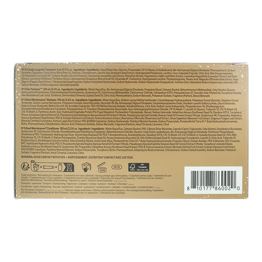 Olaplex The Greatest Strength 4 Piece Gift Set: No.4 Shampoo 100ml - No.5 Condit - Ingredients