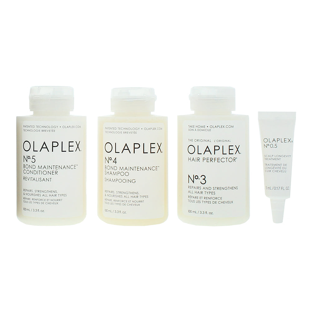 Olaplex The Greatest Strength 4 Piece Gift Set: No.4 Shampoo 100ml - No.5 Condit - Product