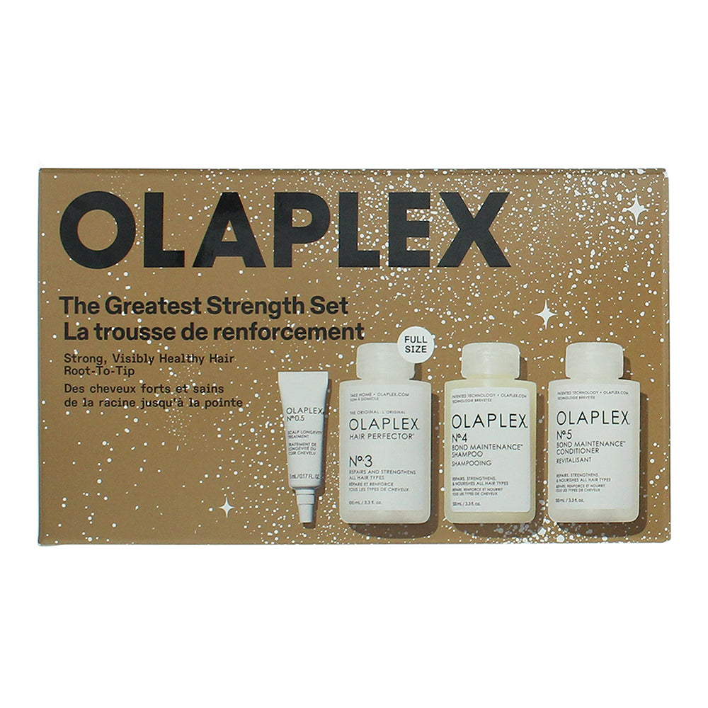 Olaplex The Greatest Strength 4 Piece Gift Set: No.4 Shampoo 100ml - No.5 Condit