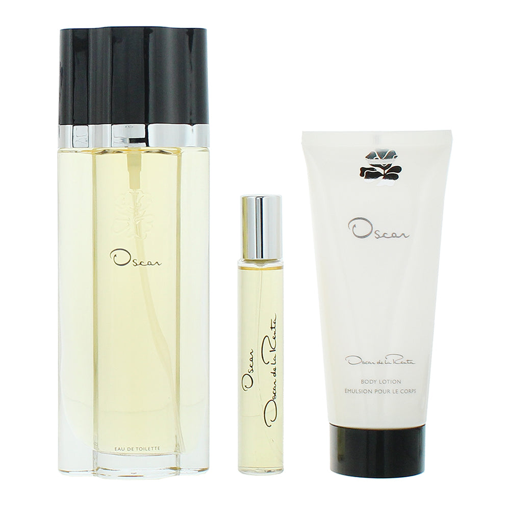 Oscar De La Renta Oscar 3 Piece Gift Set: Eau de Toilette 100ml - Eau de Toilett - Product