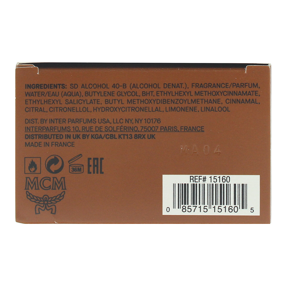 MCM Collector's Edition Eau de Parfum 50ml - Ingredients
