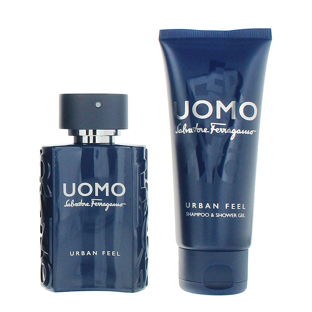 Salvatore Ferragamo Uomo Urban Feel 2 Piece Gift Set: Eau de Toilette 50ml - Sho - Product
