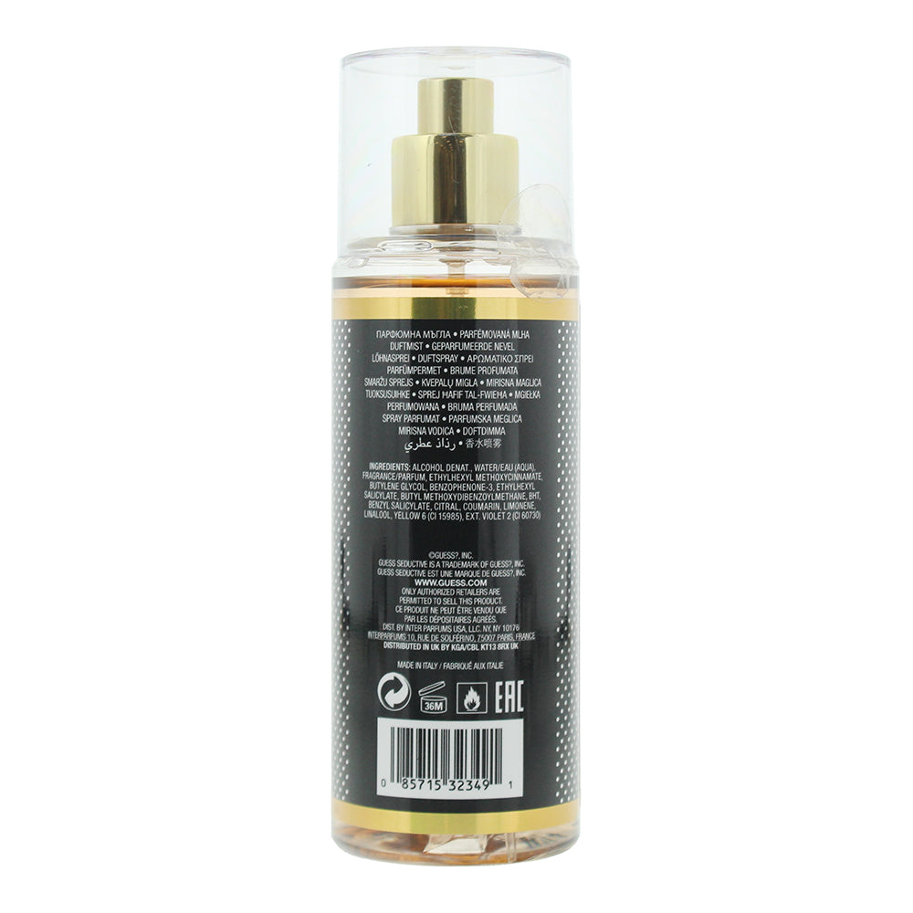 Guess Seductive Noir Fragrance Mist 125ml - Ingredients