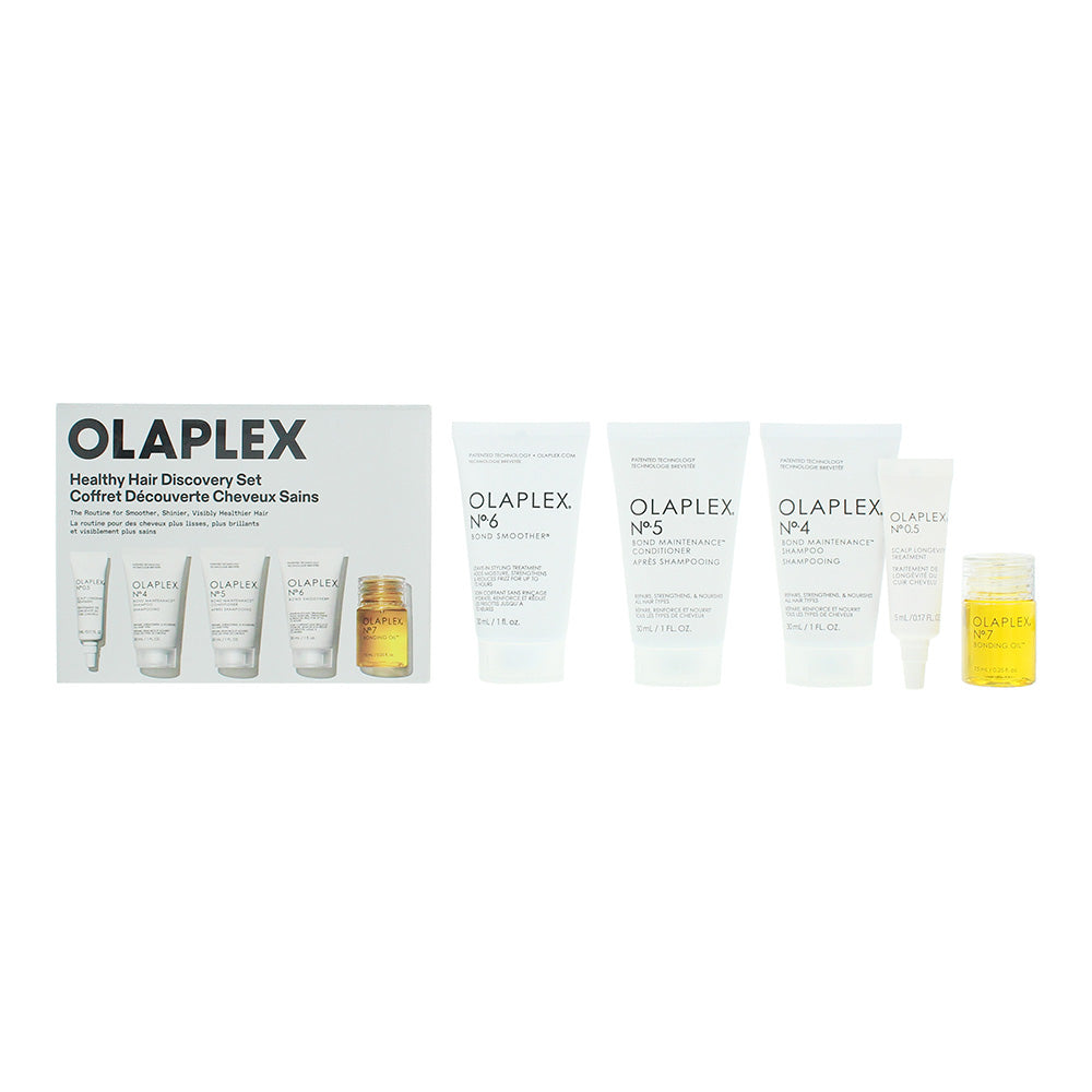 Olaplex 5 Piece Gift Set: No.0.5 Scalp Treatment 5ml - No.4 Shampoo 30ml - No.5 
