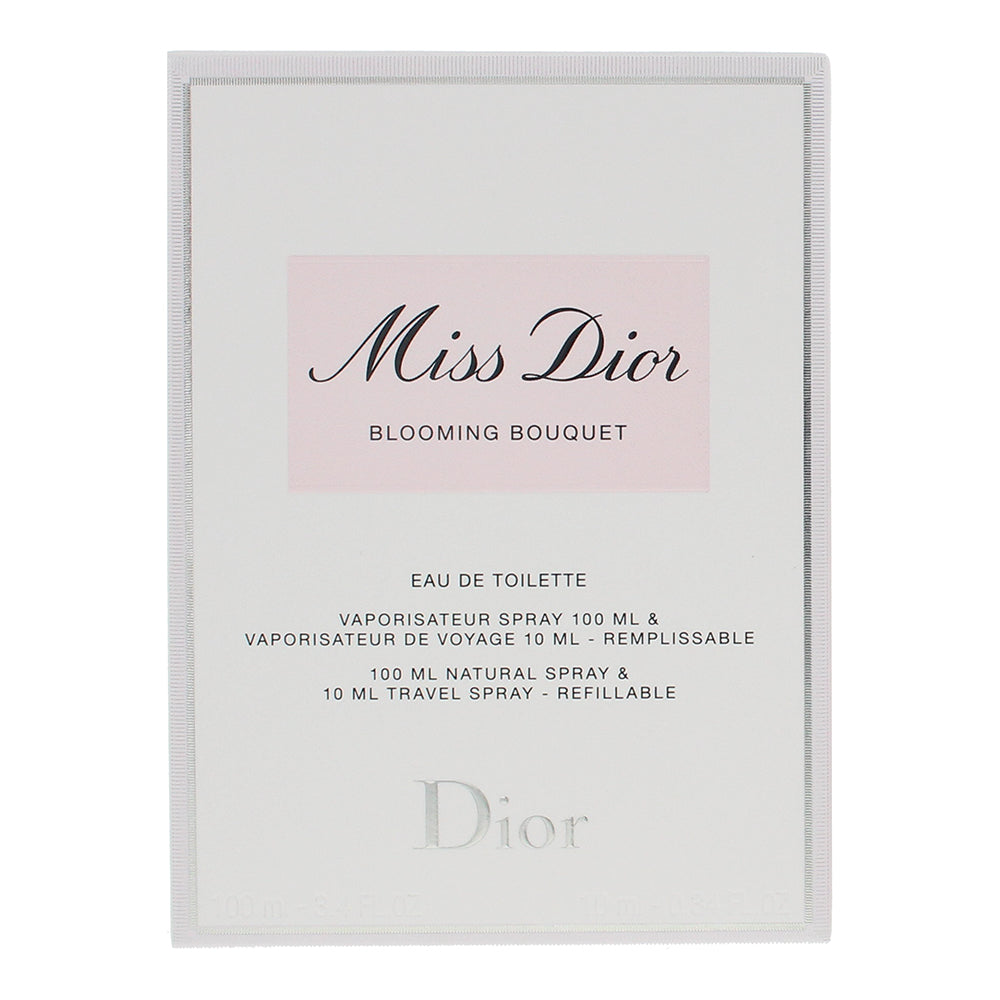 Dior Miss Dior Blooming Bouquet 2 Piece Gift Set: Eau de Toilette 100ml - Eau de - Box