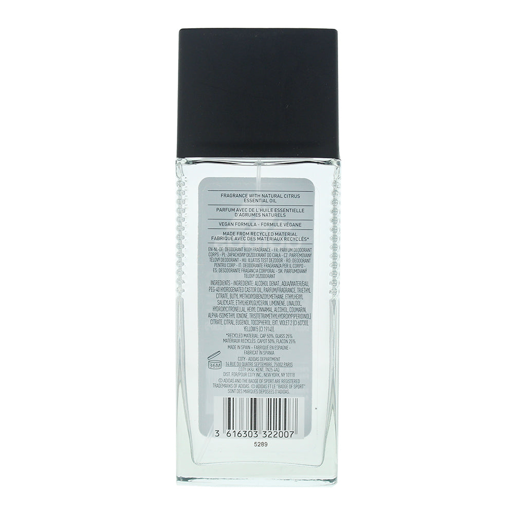 Adidas Dynamic Pulse Body Fragrance 75ml - Ingredients